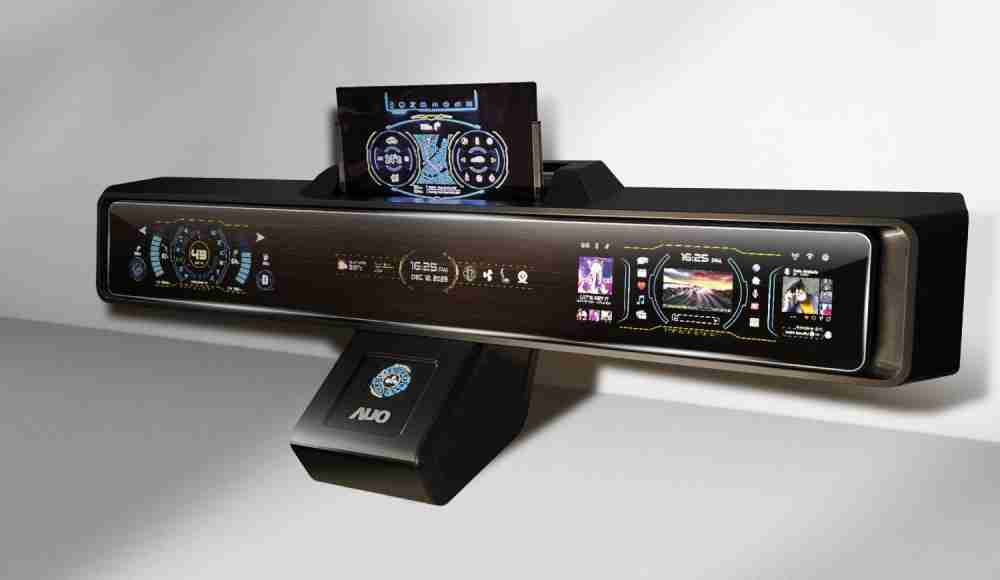 PG国际Micro LED沉浸式车舱显示方案结合 可卷式、、、可伸缩的Micro LED应用并可呈现不同的质感纹路，，，，展现人性化设计